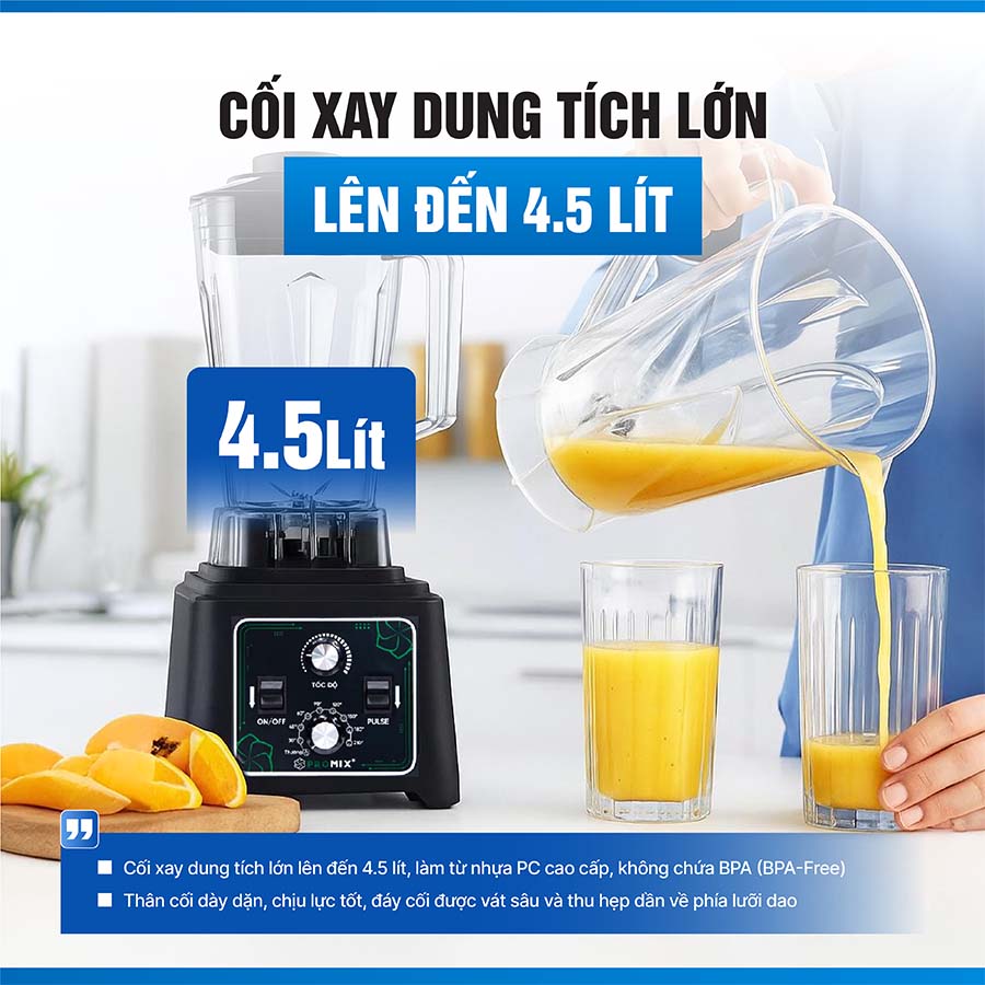 Máy xay công nghiệp Promix PM-945B model mới nhất 2025