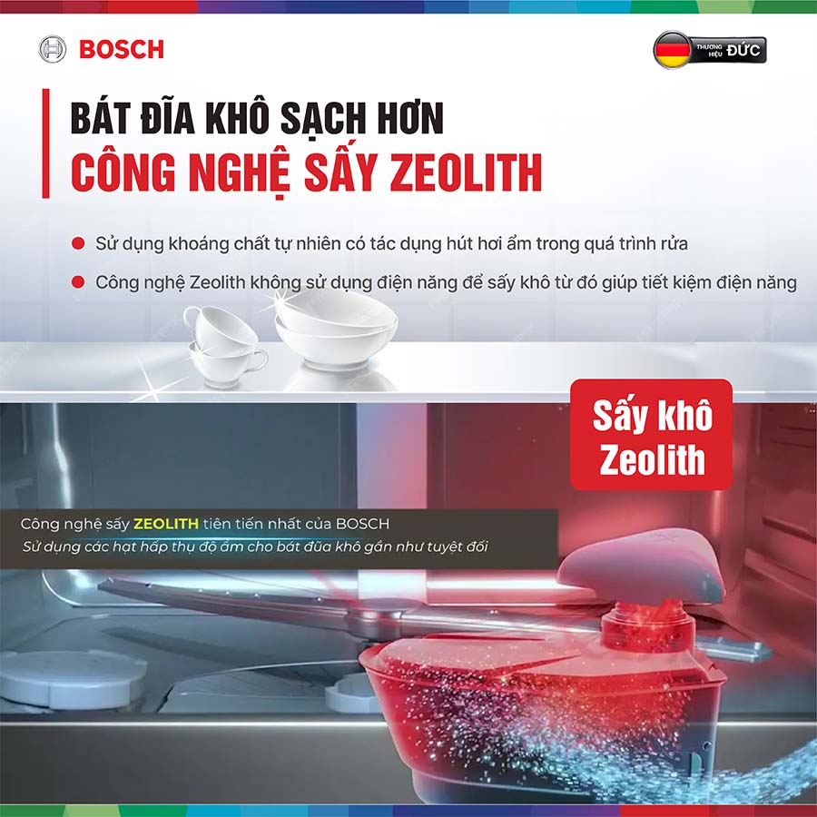 Máy rửa bát Bosch SMS6ZCI00P mẫu mới 2025