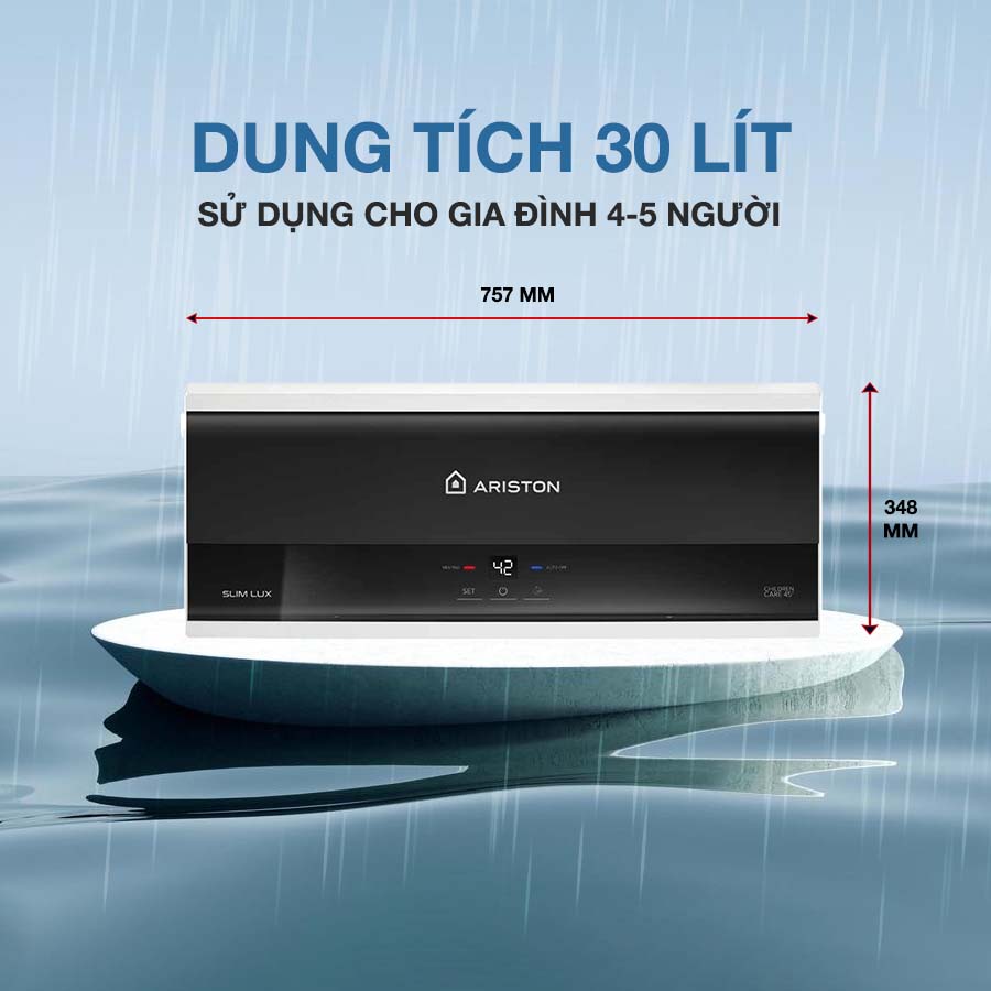 Bình nóng lạnh Ariston SL3 30 LUX D AG+ 2.5 FE dung tích 30 lít