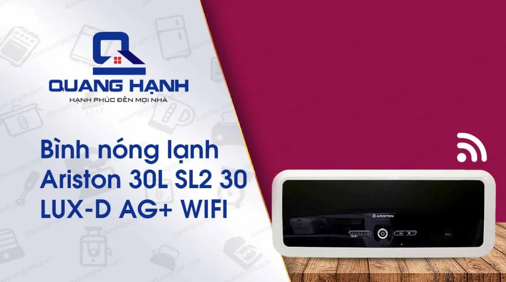 Bình nóng lạnh gián tiếp Ariston tích hợp công nghệ Wifi hiện đại