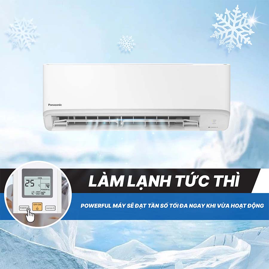 Panasonic CU/CS-N9AKH-8 tích hợp công nghệ làm lạnh nhanh POWERFUL