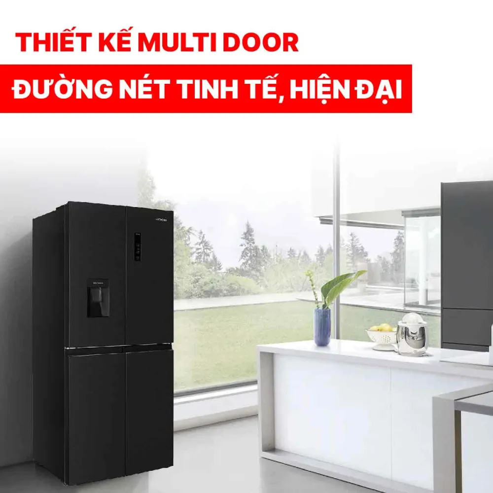 Tủ lạnh Hitachi Inverter 464 lít Multi Door HR4N7520DSWDXVN