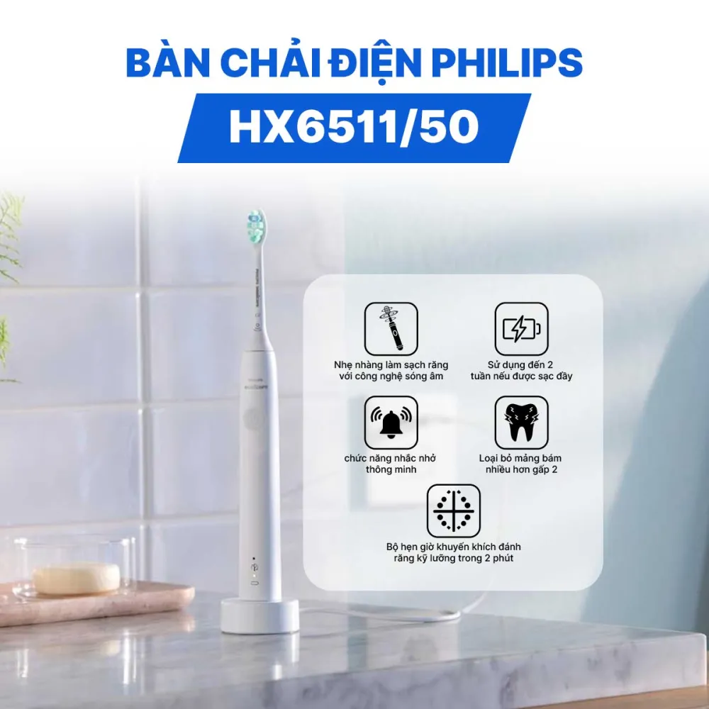  Bàn chải điện Philips HX6511/50