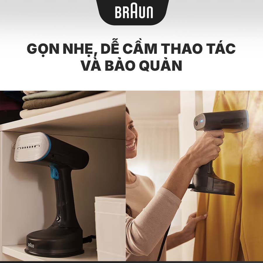 Bàn là hơi nước Braun GS5031BL ủi đồ dễ dàng