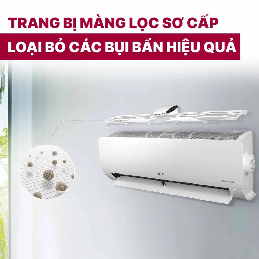 Điều Hòa 2 chiều LG Inverter 1 HP B10END1