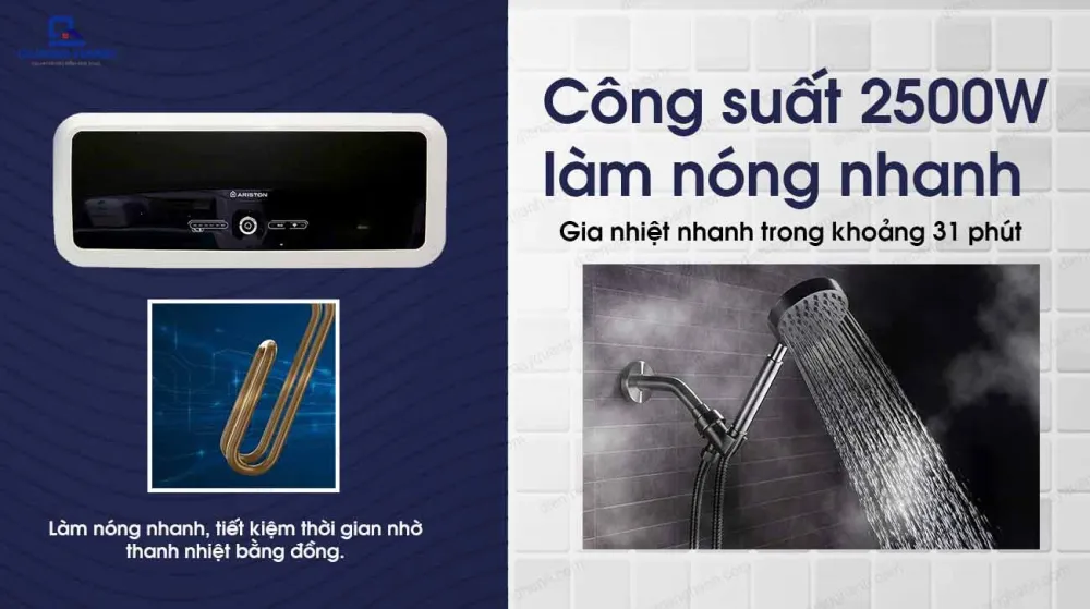 Thanh đốt bằng đồng bền bỉ, hạn chế ăn mòn