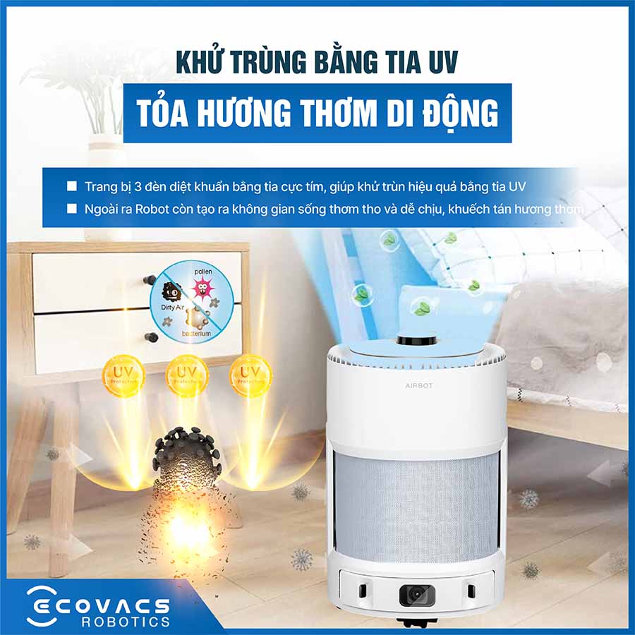 Robot lọc không khí Ecovacs Airbot Andy Pro