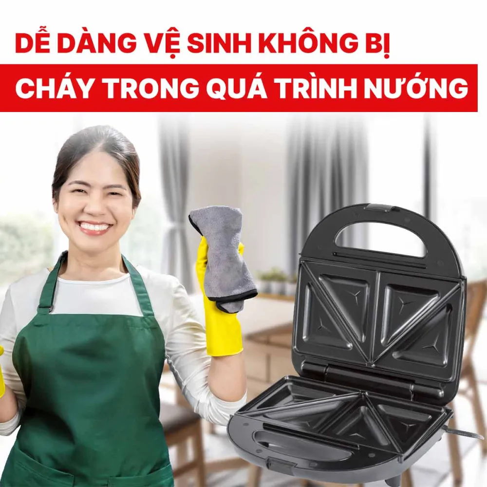 Máy nướng bánh mì sandwich Silvercrest SSWM 700B1