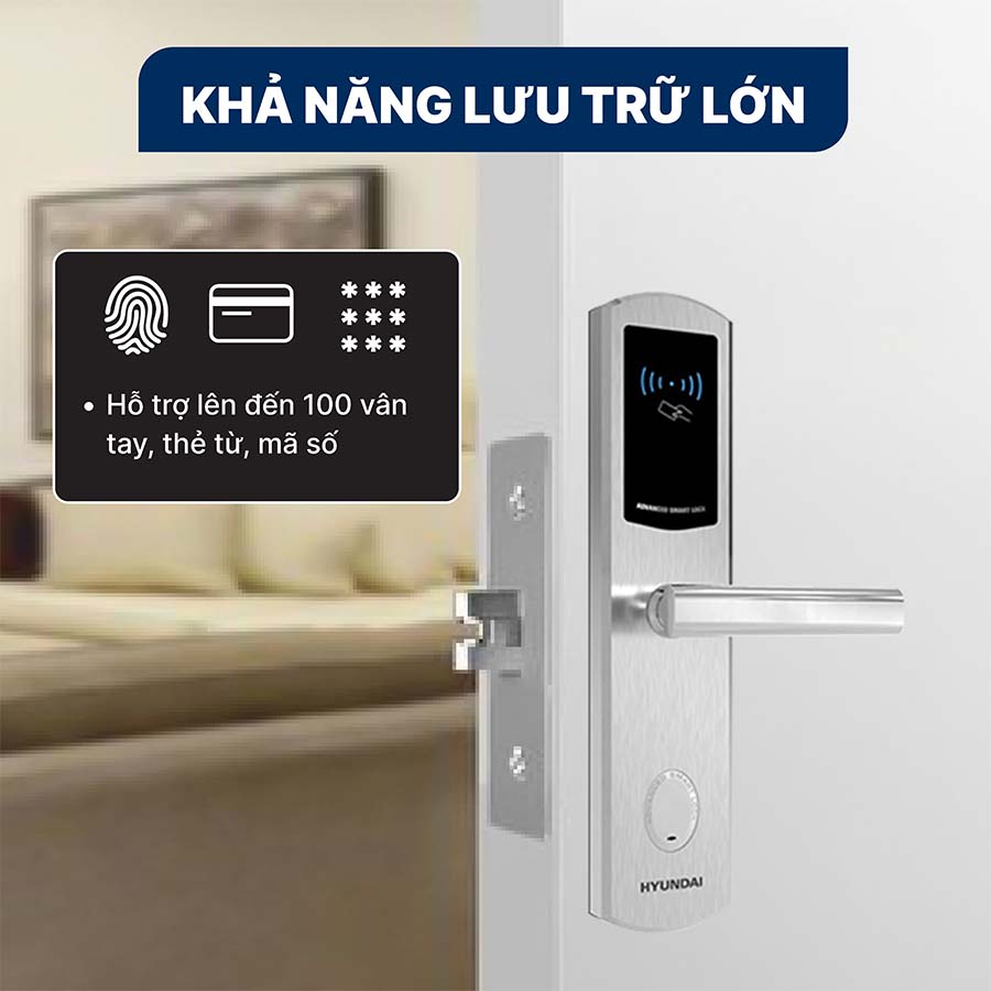 Khoá điện tử Hyundai khách sạn HY-HL04