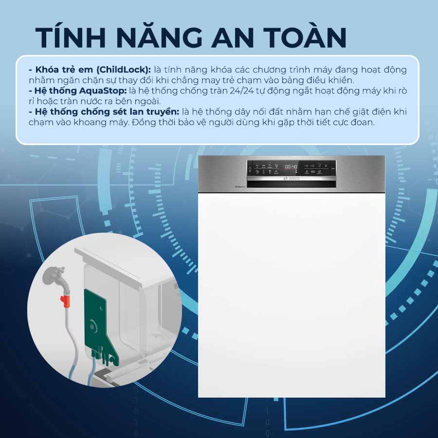 Máy rửa bát Bosch SMI6ZCS16E