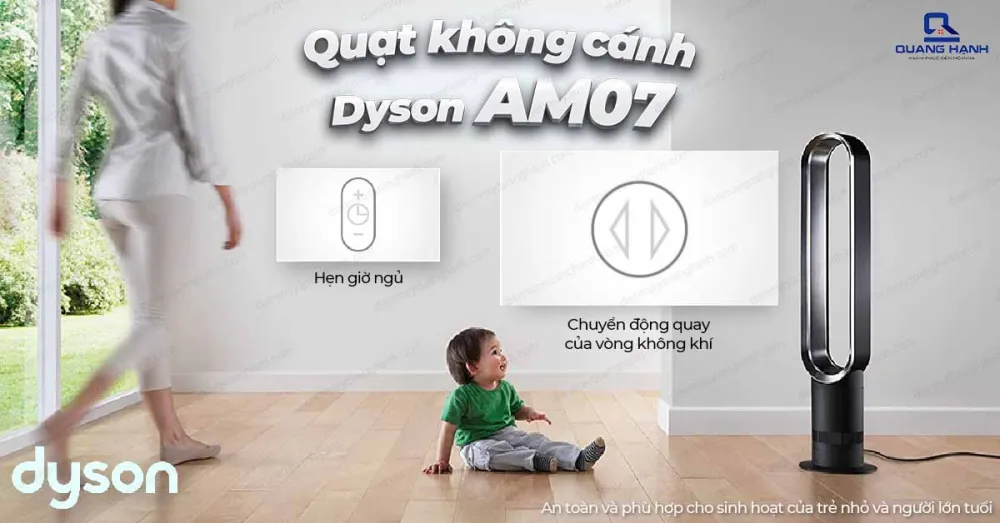 Quạt không cánh Dyson AM07
