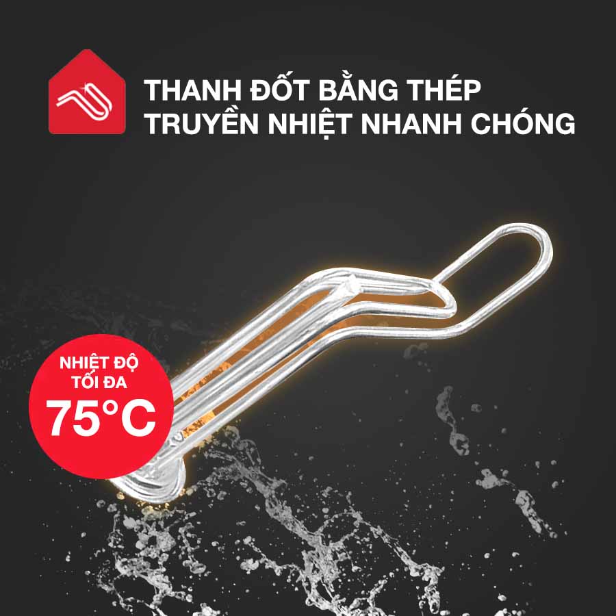 Bình nóng lạnh Ariston AN LUX 6 UE 1.5 FE cho khả năng làm nóng nhanh