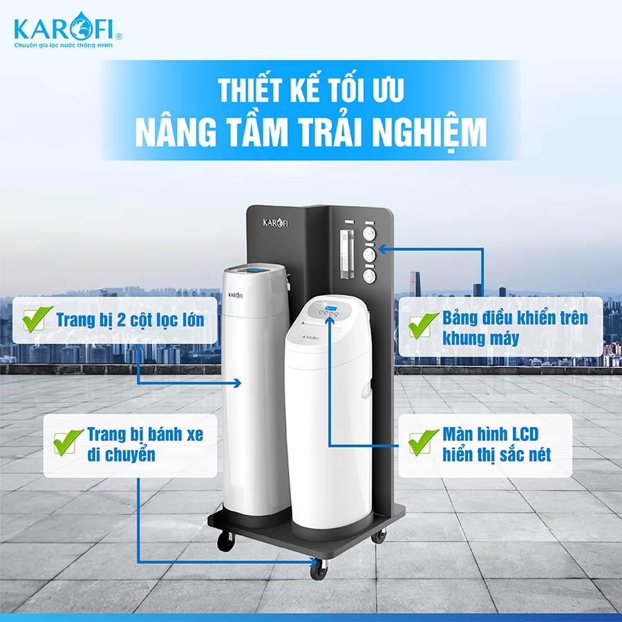 Máy lọc tổng trung tâm cao cấp Karofi WHF-E666 Plus