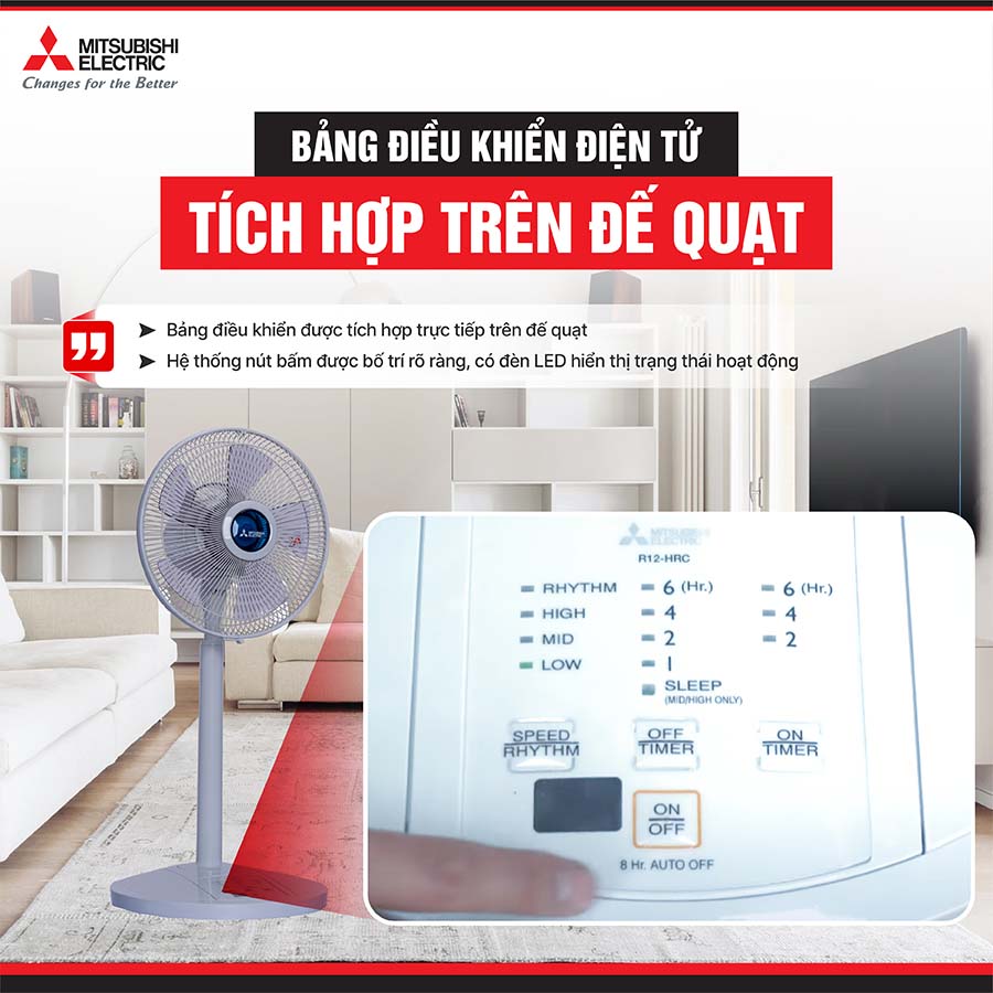 Quạt lửng Mitsubishi R12-HRC