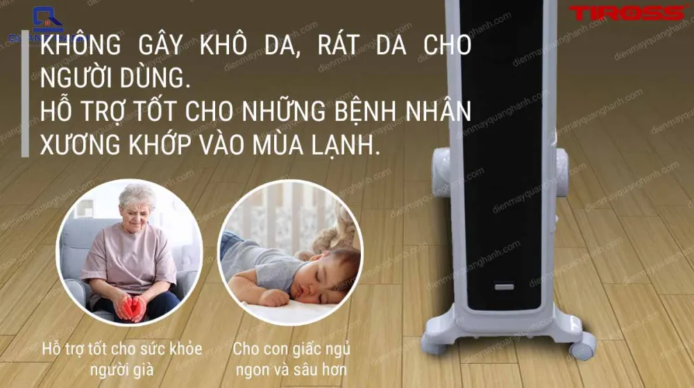 Máy sưởi dầu Tiross TS-923