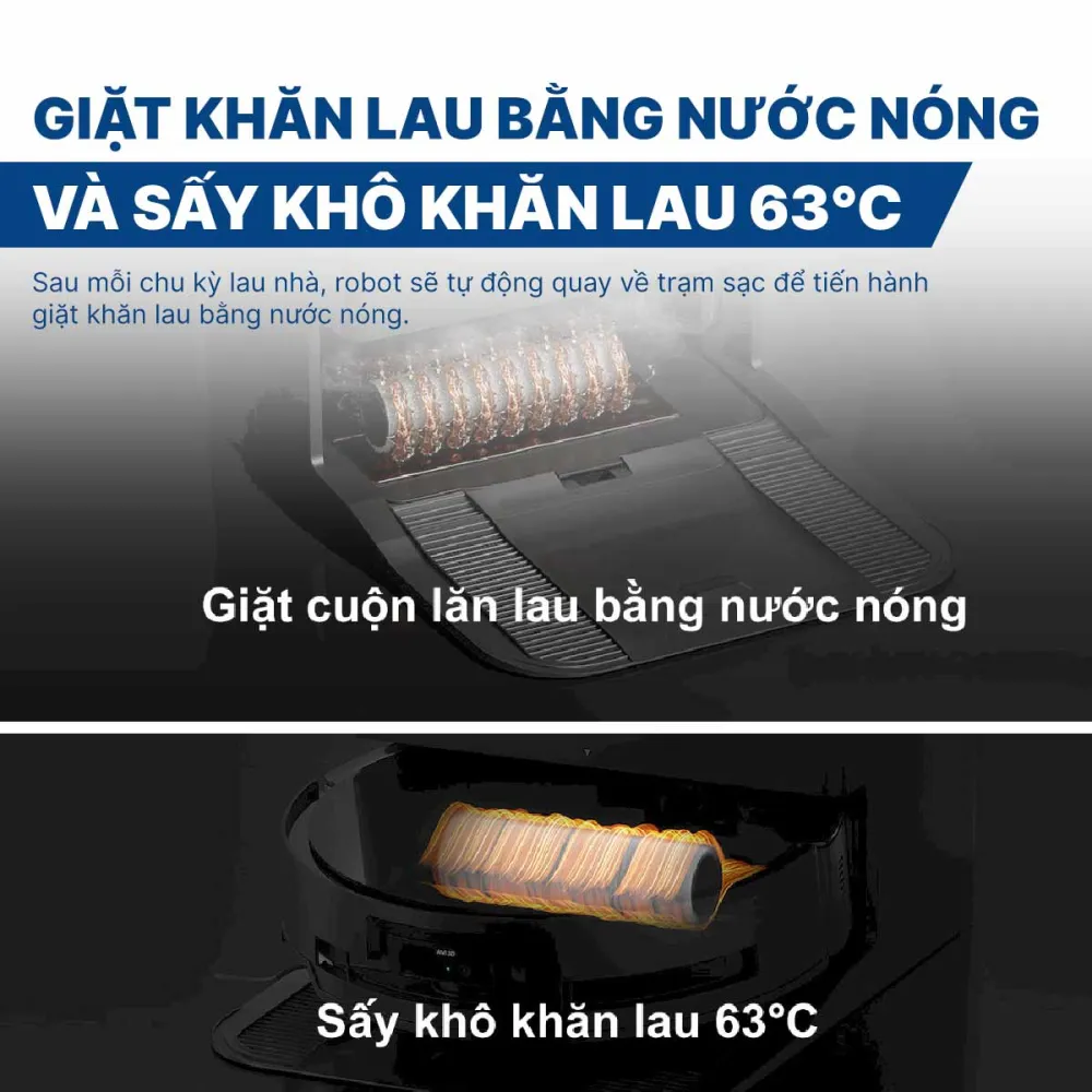 Robot hút bụi lau nhà Ecovacs Deebot X8 Pro Omni 2025