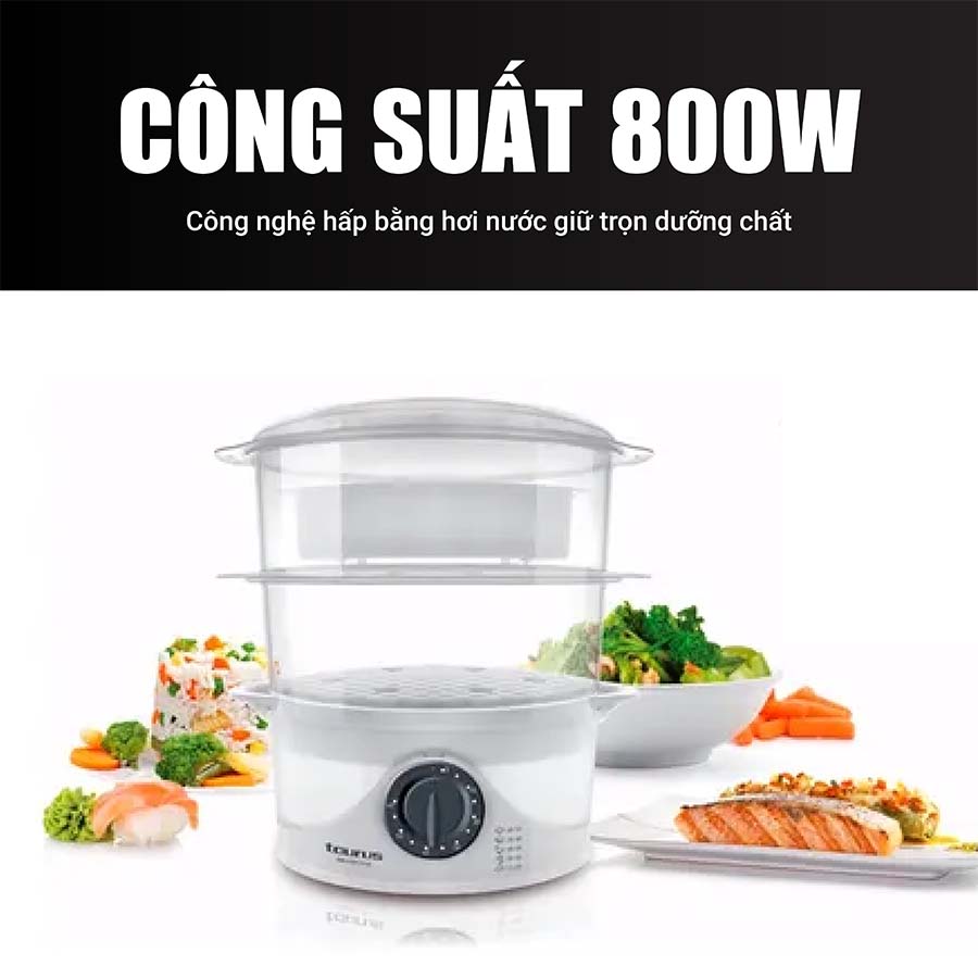 Nồi hấp điện bằng hơi nước Taurus Salute Cook
