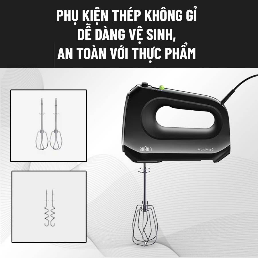Đa dạng phụ kiện – Tiện lợi cho mọi công thức làm bánh
