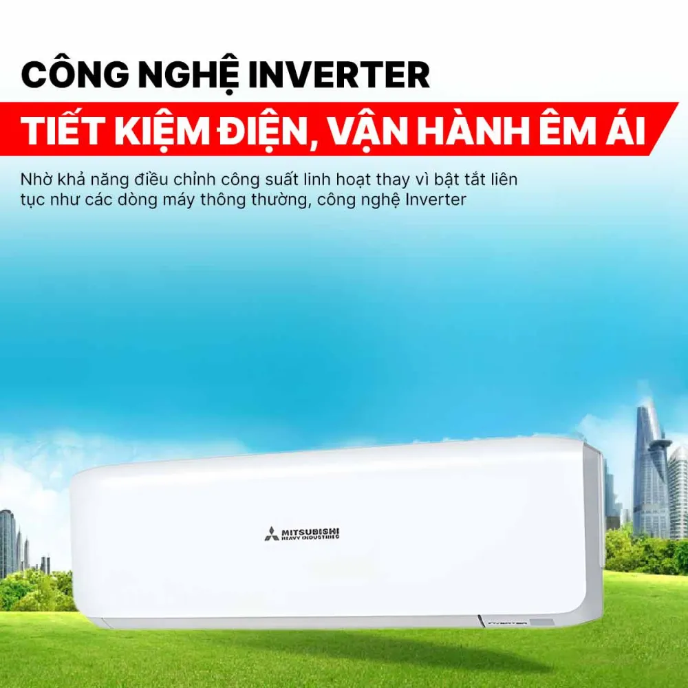 Điều hòa Mitsubishi 2 chiều Inverter 12000 BTU SRK/SRC35ZSS-W5