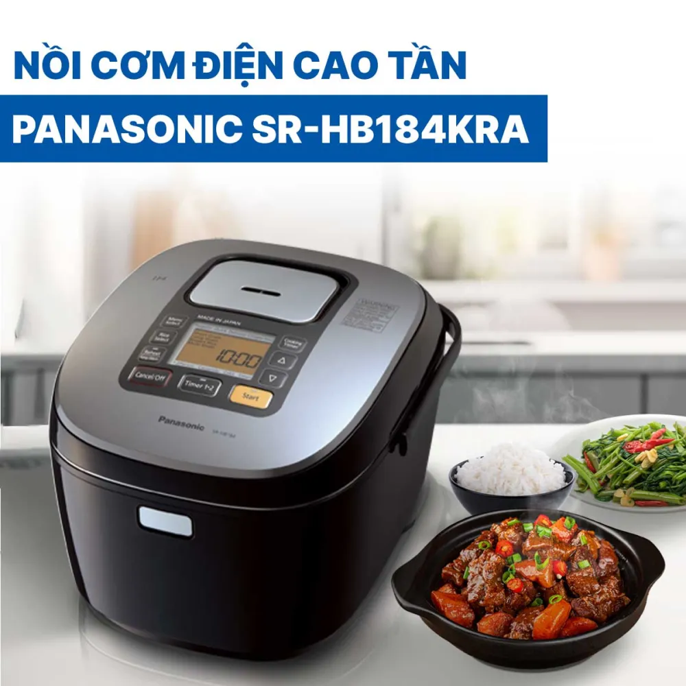 Nồi cơm điện cao tần Panasonic SR-HB184KRA dung tích 1.8 lít