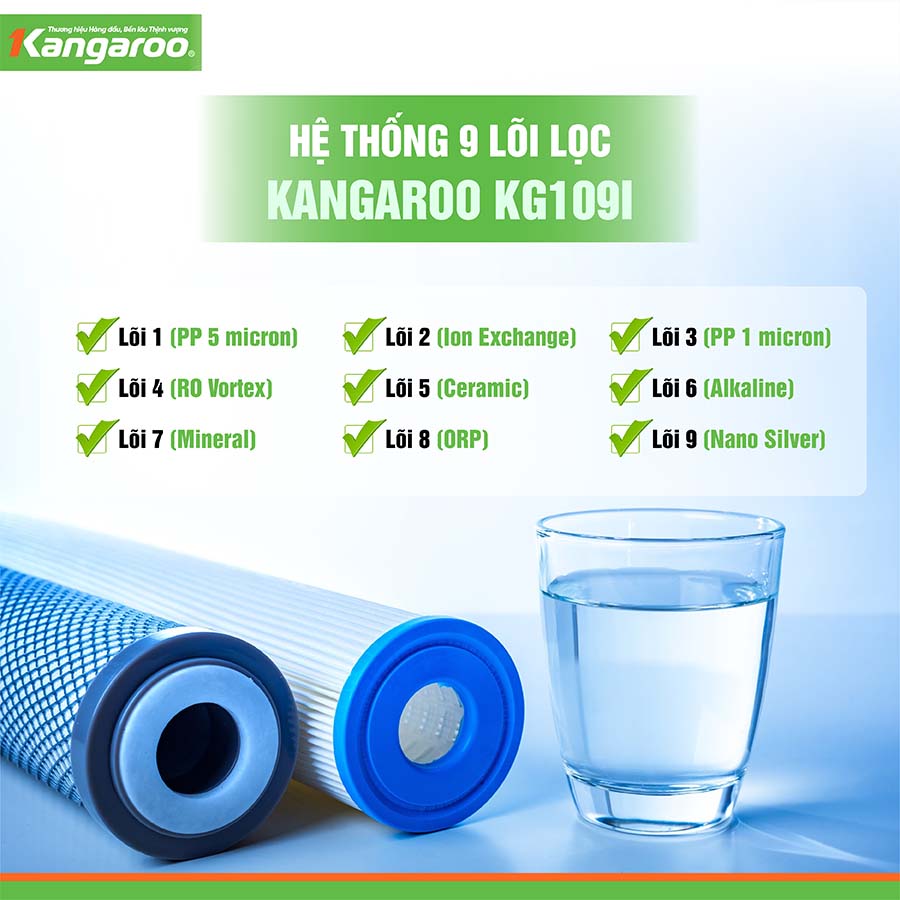 Máy lọc nước Kangaroo RO Infinity KG109I