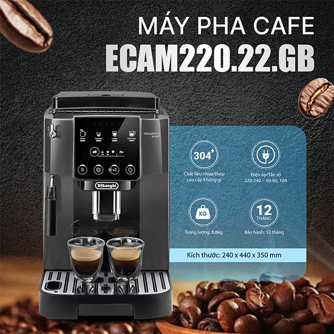 Máy pha cà phê Delonghi ECAM220.22.GB