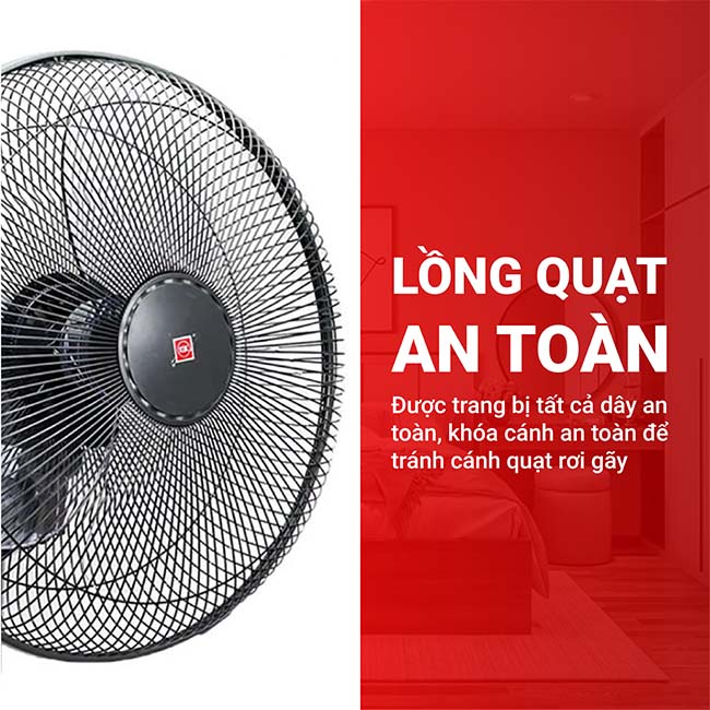 Quạt treo tường KDK M40M có điều khiển