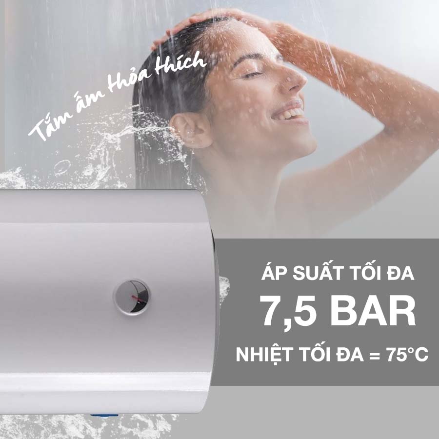 Ariston PRO R 40 SH 2.5FE có lớp vỏ ngoài chống thấm nước