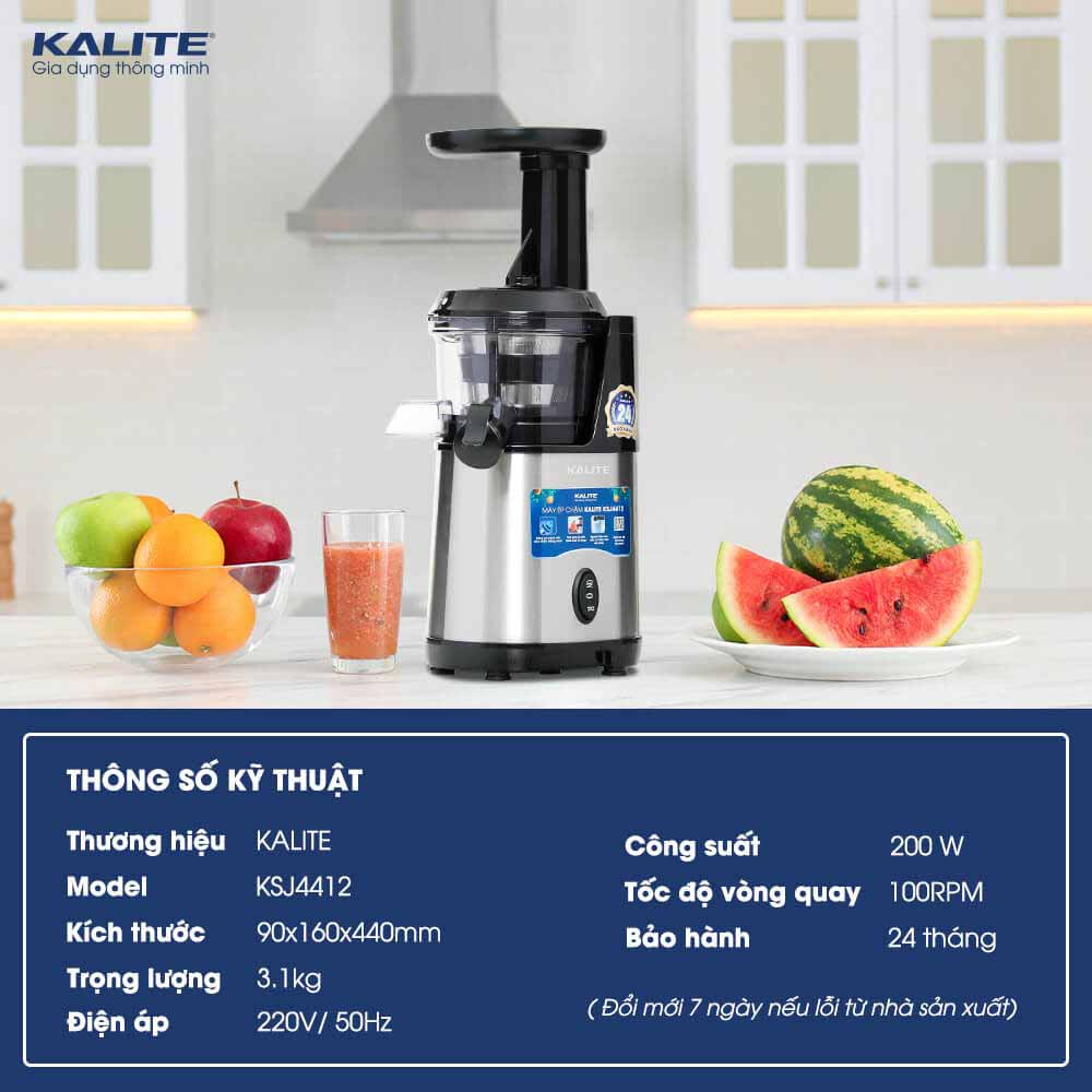 Máy ép chậm Kalite KSJ4412