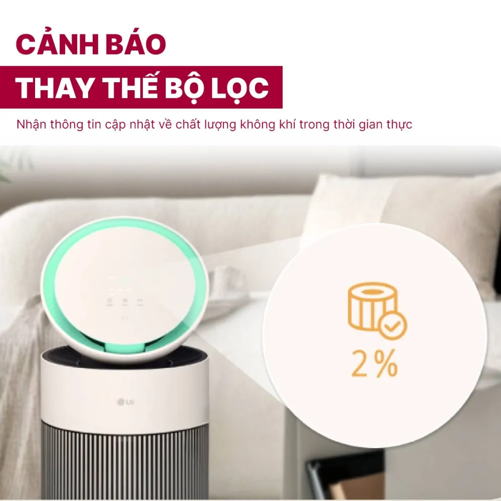 Máy lọc không khí LG PuriCare Aero Booster AS55GGSY0
