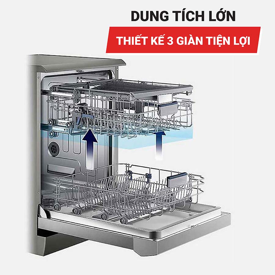 Máy rửa bát 15 bộ Texgio TGF3815B