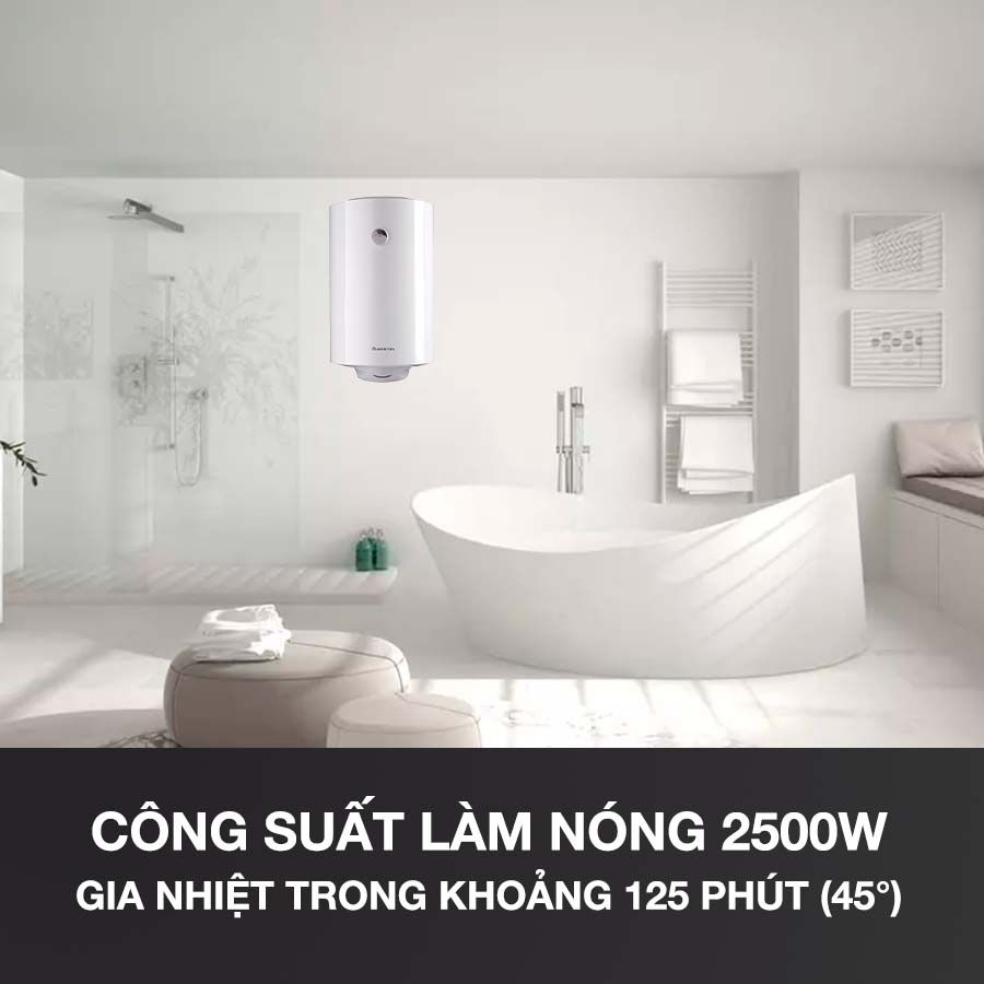Bình nóng lạnh Ariston PRO R 100 V 2.5 FE có công suất làm nóng mạnh mẽ