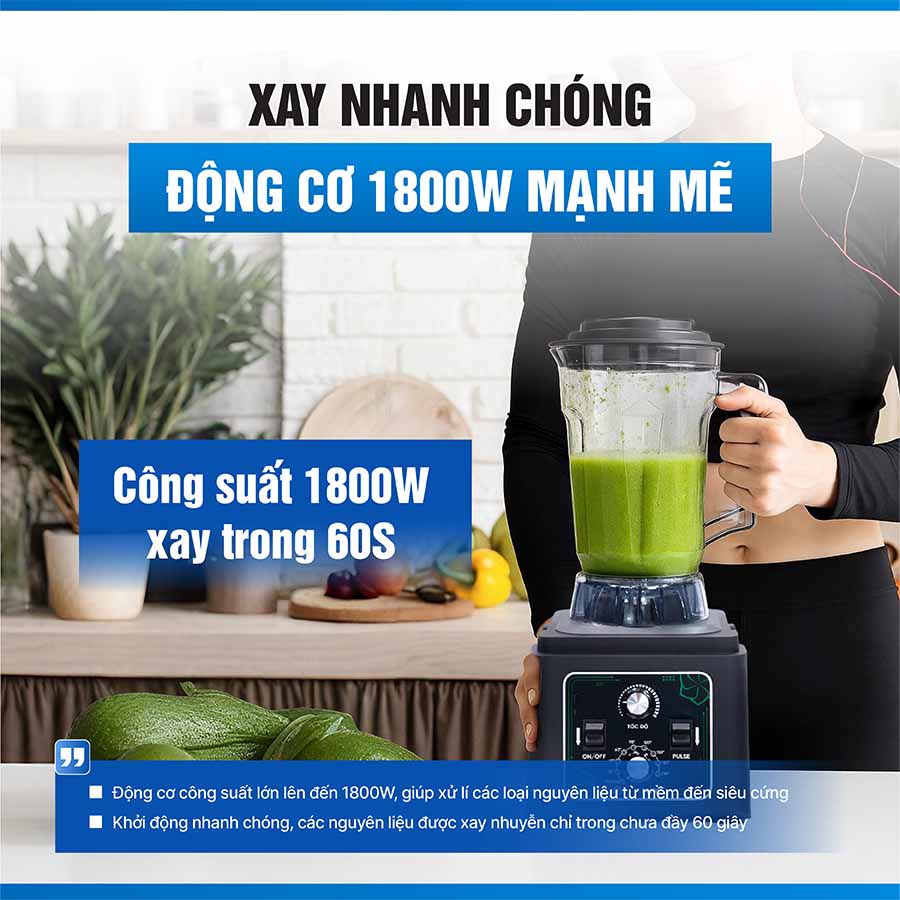 Máy xay công nghiệp Promix PM-945B model mới nhất 2025