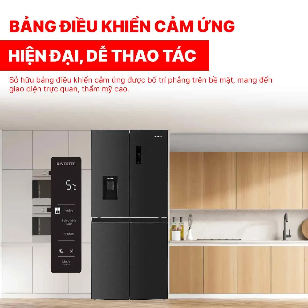 Tủ lạnh Hitachi Inverter 464 lít Multi Door HR4N7520DSWDXVN