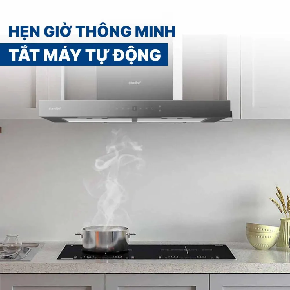 Máy hút mùi áp tường Comfee CH-70TM77B