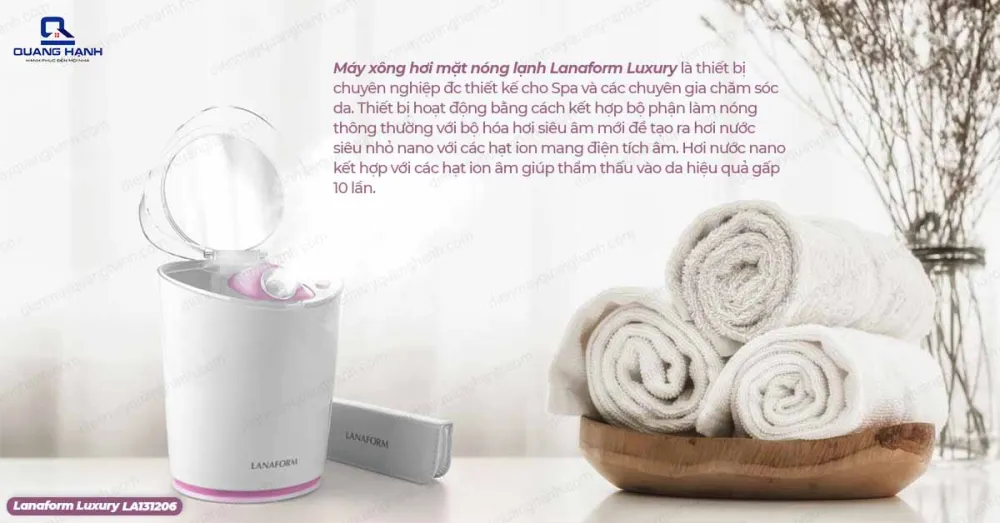 Máy Xông Mặt Nóng Lạnh Lanaform Luxury LA131206
