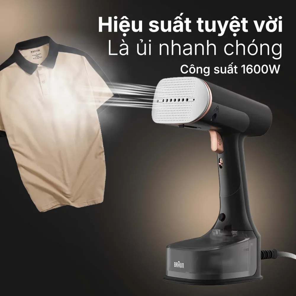 Bàn ủi hơi nước Braun GS7077BK