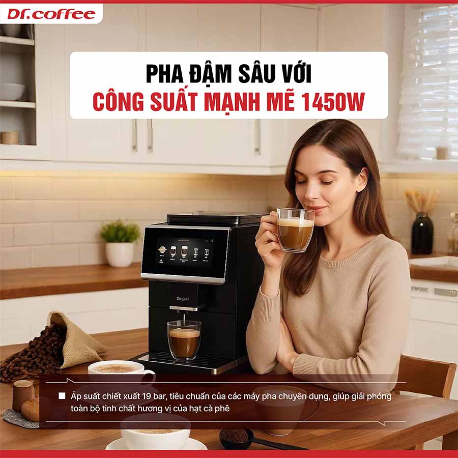 Máy pha cà phê tự động Dr.Coffee C12