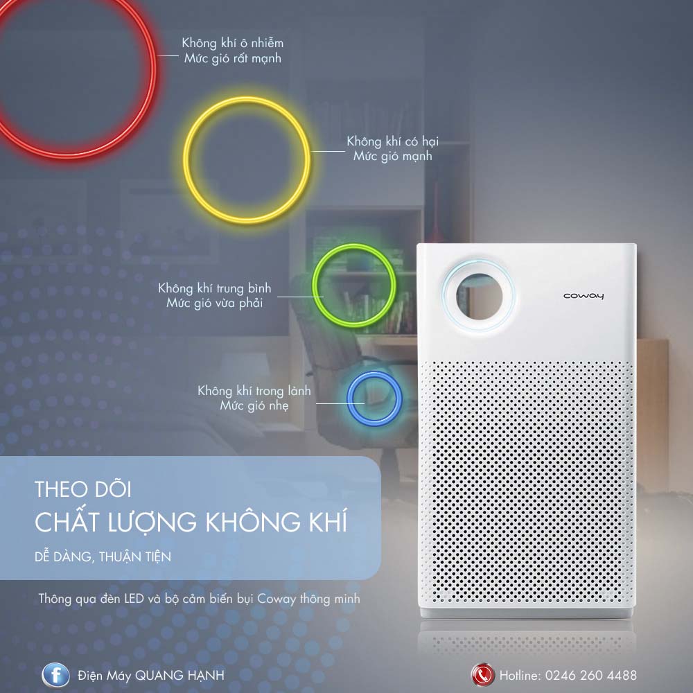 Máy lọc không khí Coway AP-1018F 8402 4