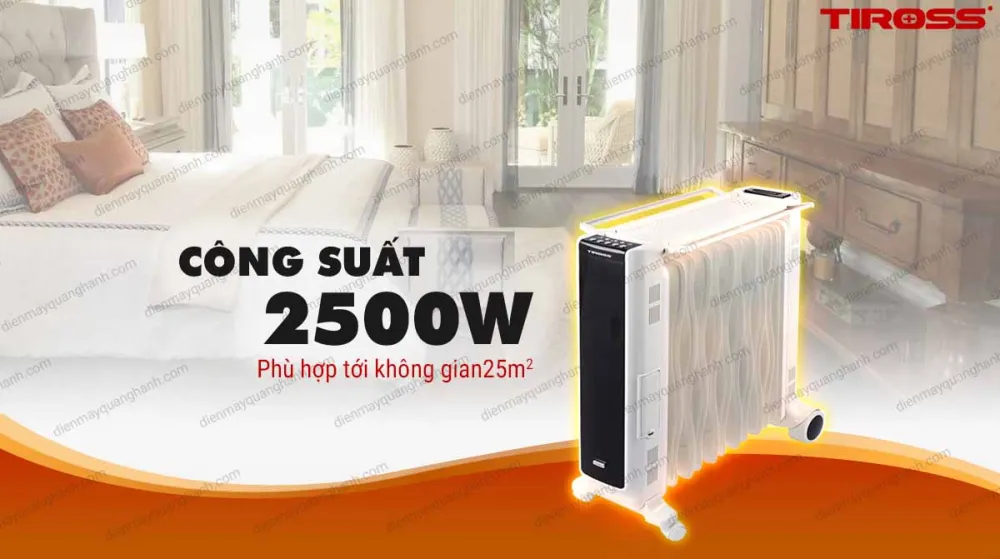 Tiross TS9213 đáp ứng sử dụng trong không gian tới 25m2