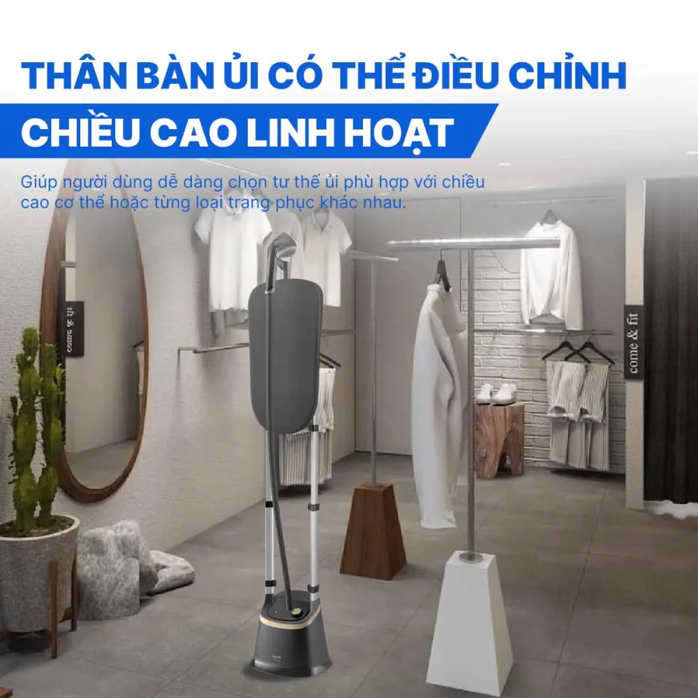 Bàn ủi hơi nước đứng Philips STE3170/80 2000W