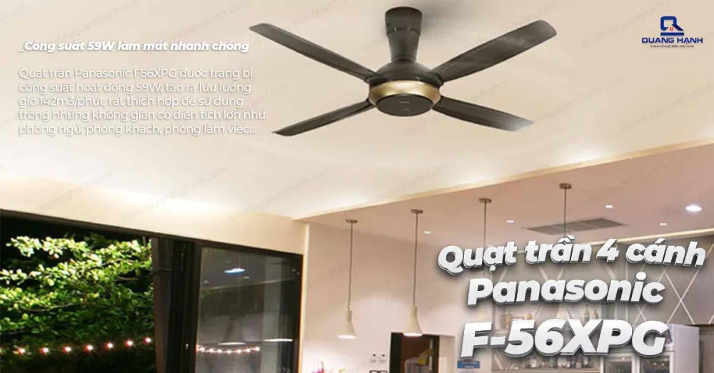 Quạt trần Panasonic F-56XPG 4 cánh