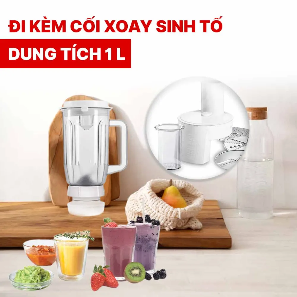Máy xay đa năng Bosch MUM48CR1 - 600W