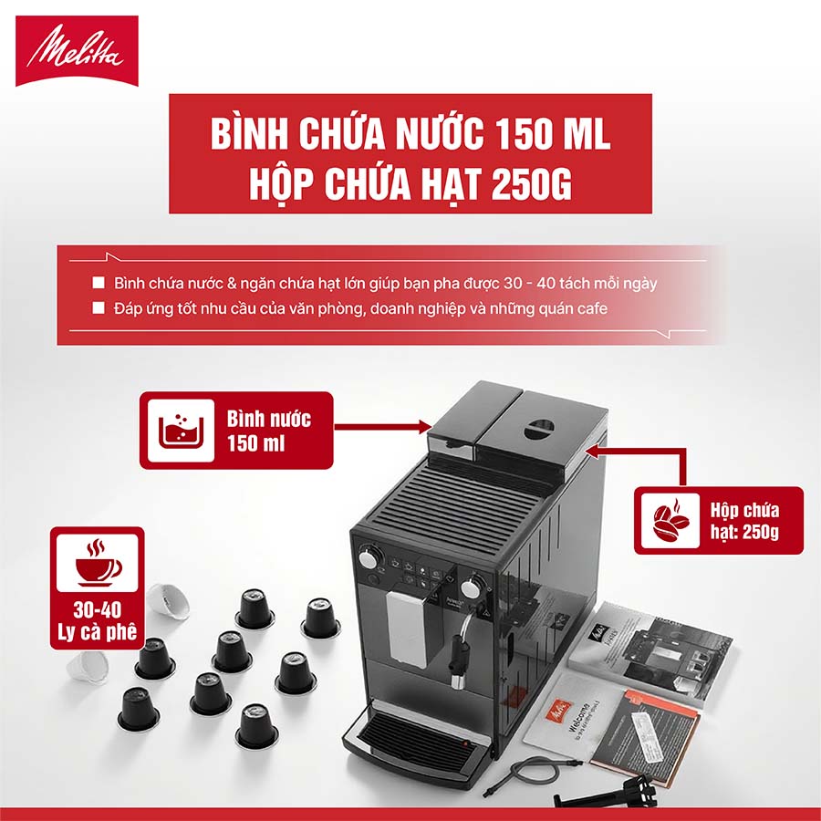 Máy pha cafe tự động Melitta Avanza Titan
