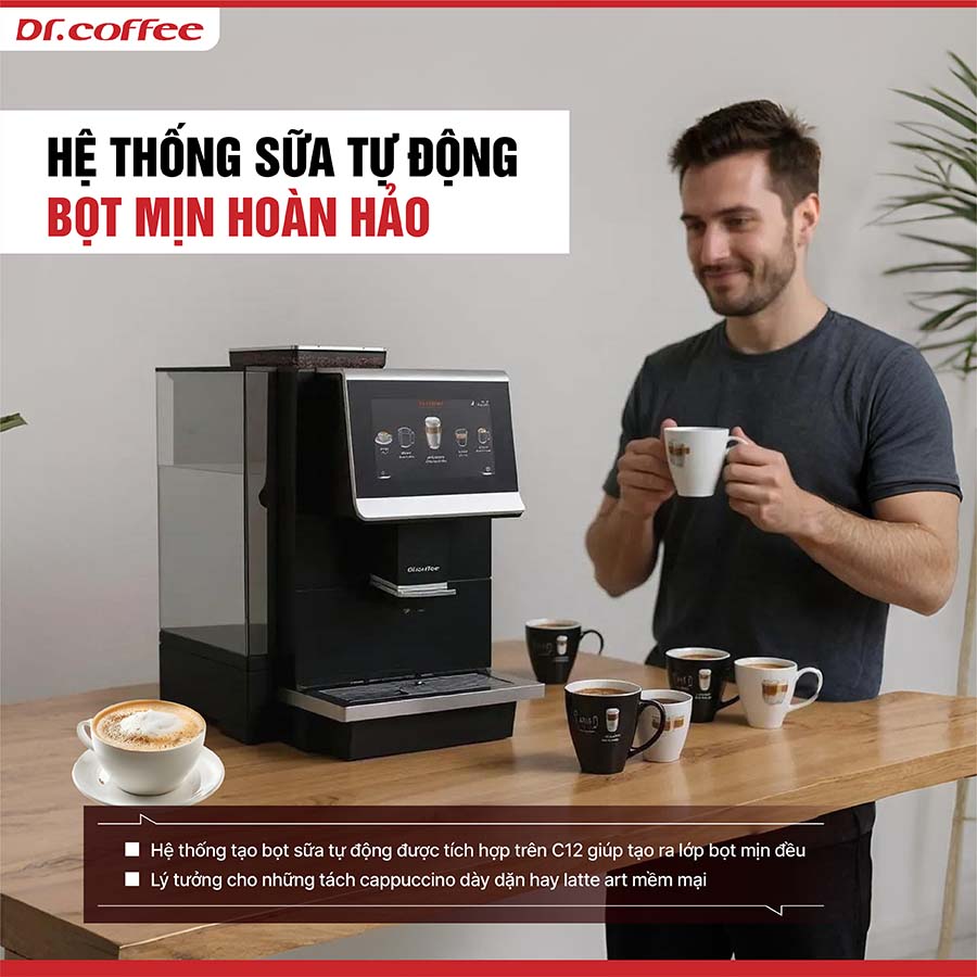 Máy pha cà phê tự động Dr.Coffee C12