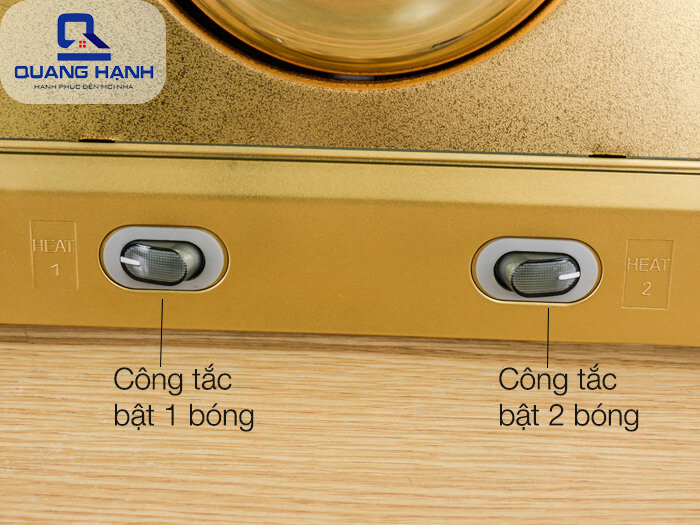 Đèn sưởi nhà tắm Heizen HE- 3B 3 bóng