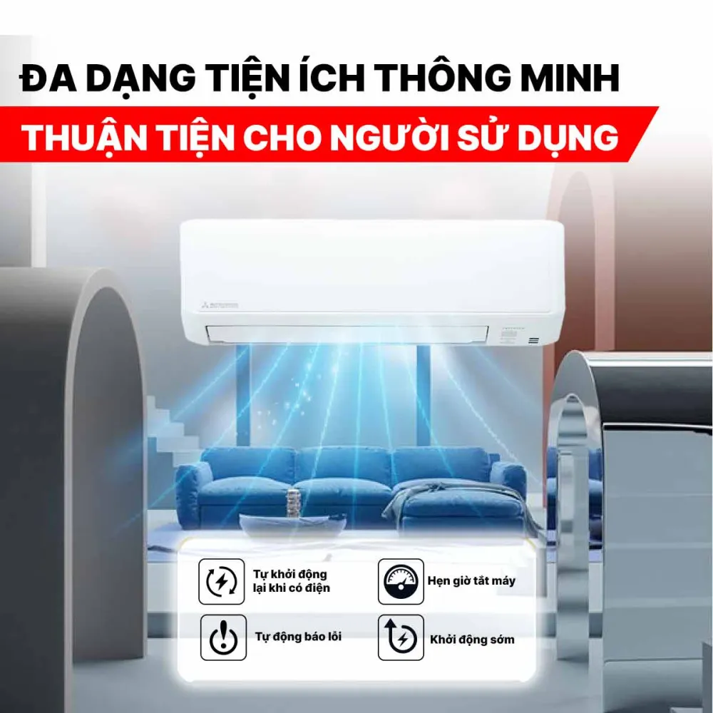 Điều hòa Mitsubishi Heavy 9000BTU SRK/SRC10YYP-W5