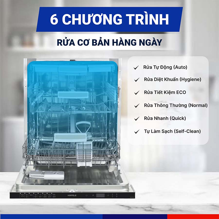 Máy rửa bát Hafele HDW-F6012G