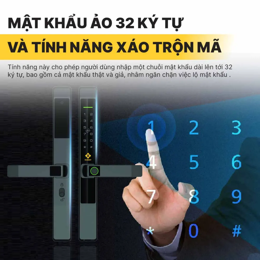 Khóa điện tử Hubert HB CN39