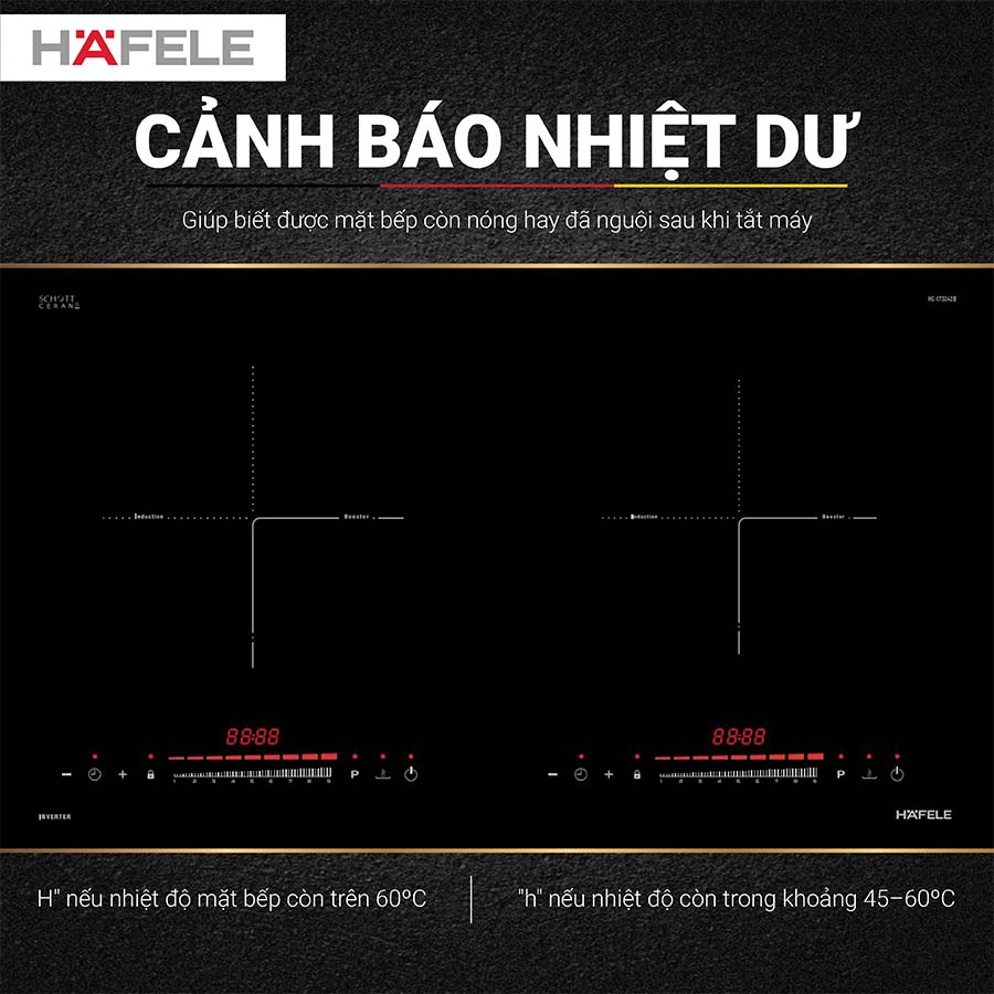 Bếp từ đôi Hafele HC-I73243B 536.61.858